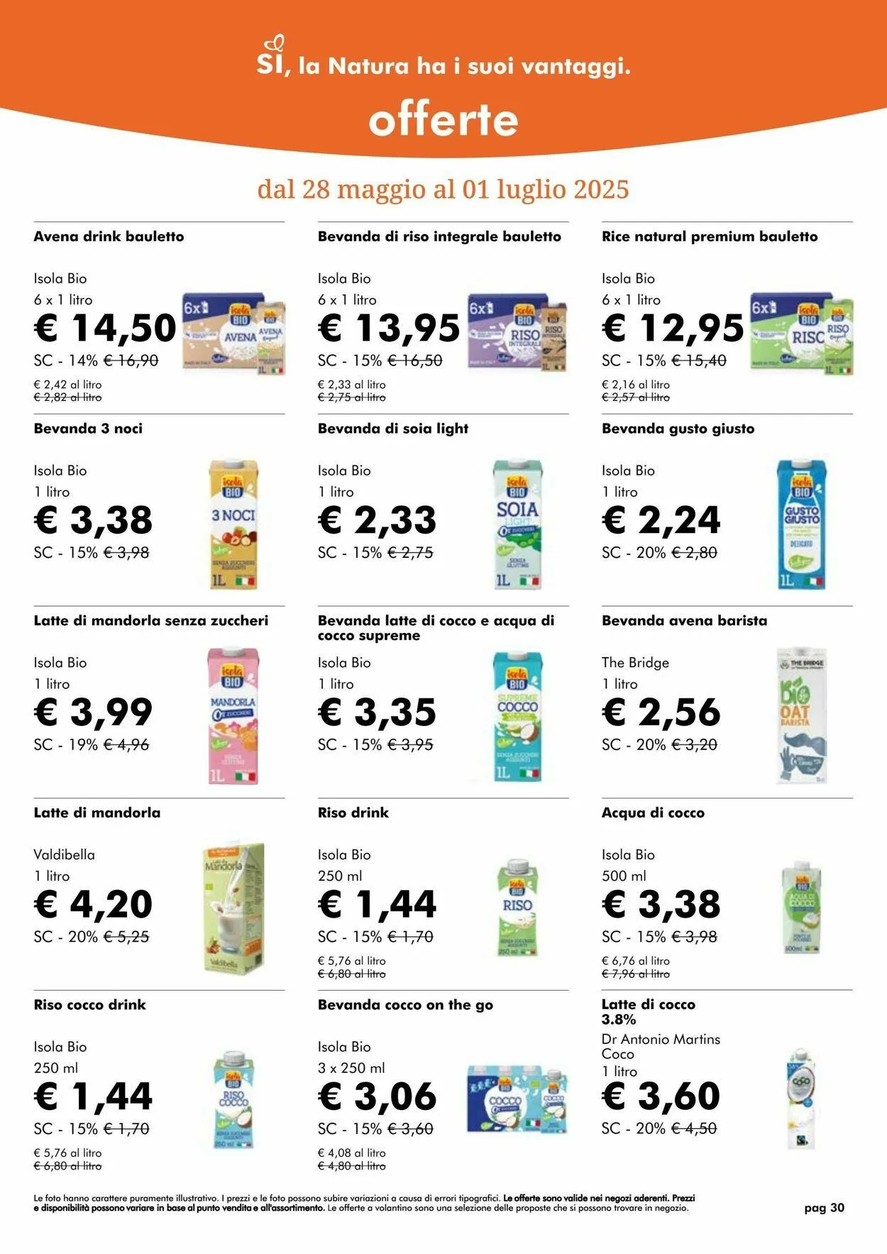 Natura Sì Volantino attuale da 8 luglio a 22 luglio di 2025 - Pagina del volantino 30