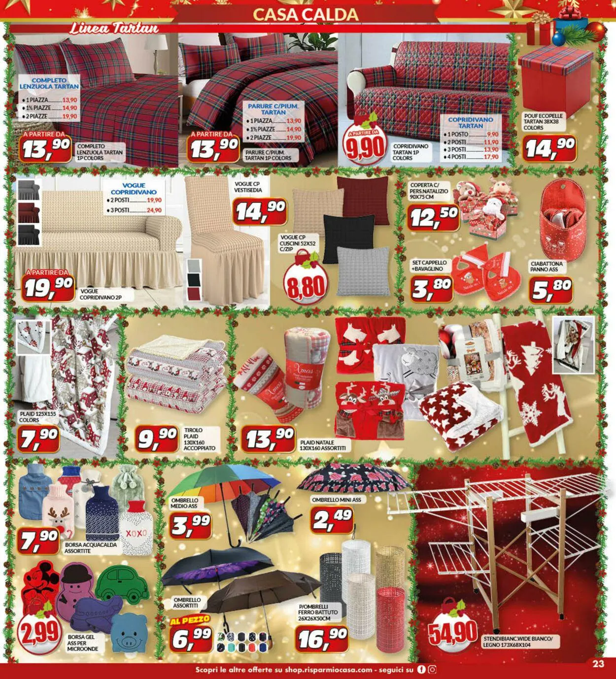 Risparmio Casa Volantino attuale da 25 novembre a 17 dicembre di 2023 - Pagina del volantino 23