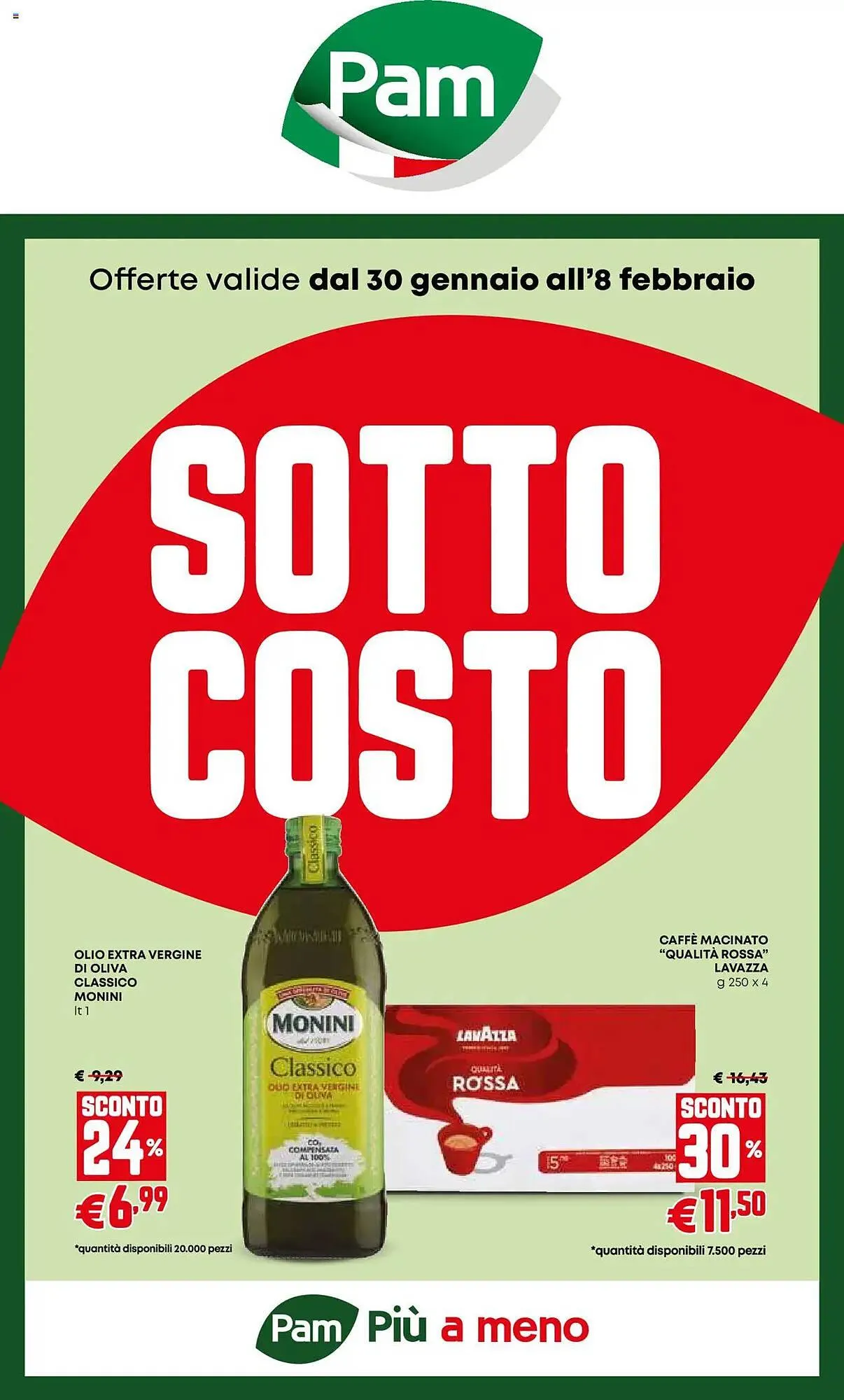 Volantino Pam da 30 gennaio a 8 febbraio di 2025 - Pagina del volantino 1