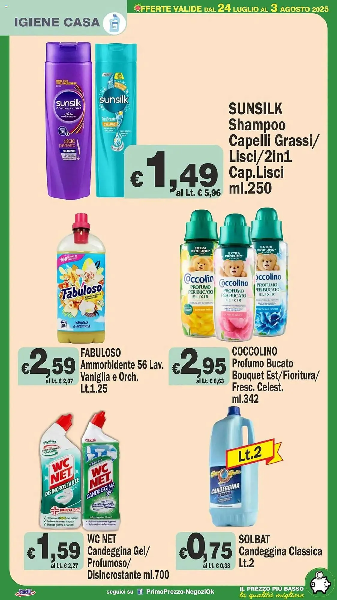 Volantino Primo Prezzo da 24 luglio a 3 agosto di 2025 - Pagina del volantino 19