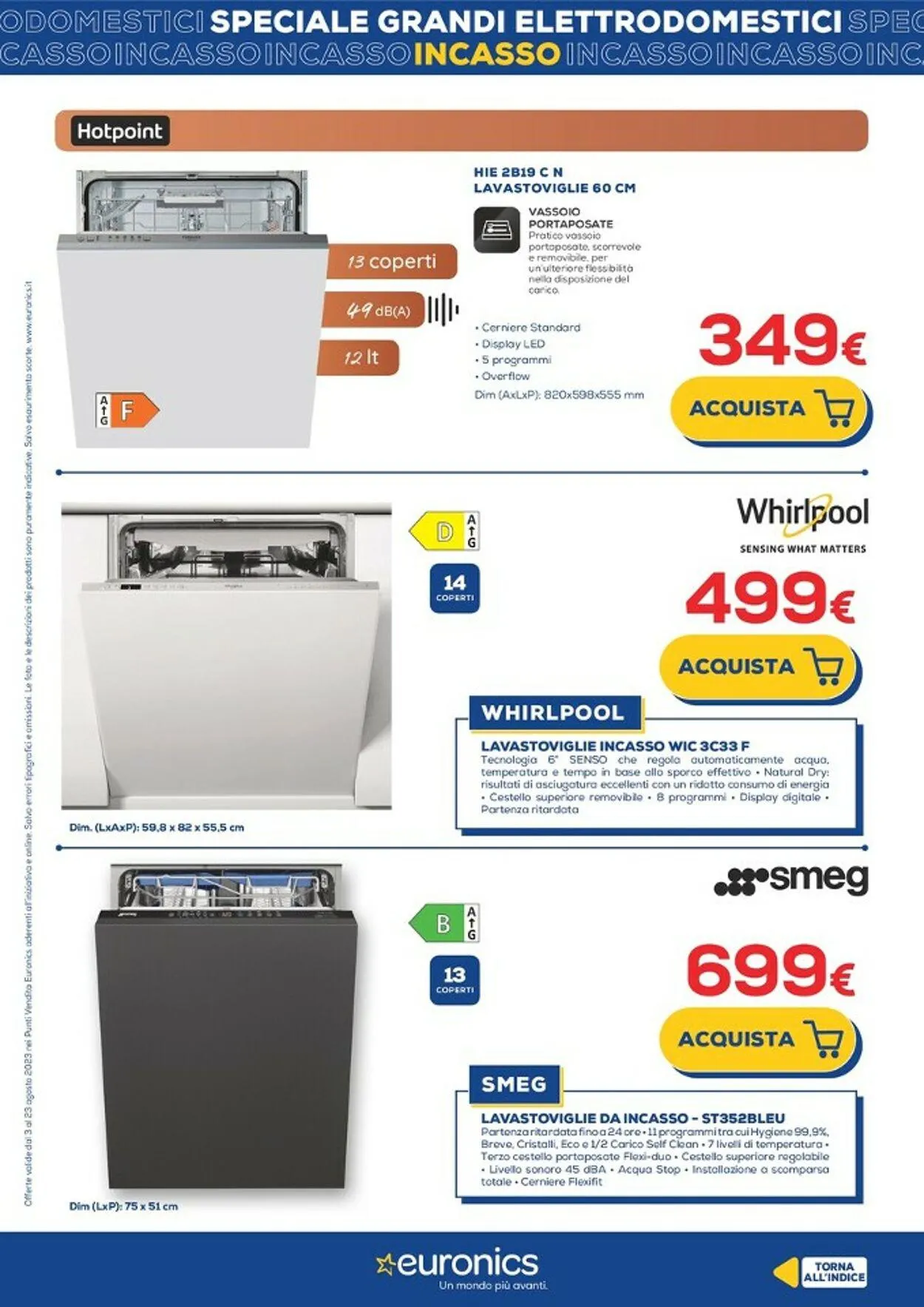 Euronics Volantino attuale da 3 agosto a 23 agosto di 2023 - Pagina del volantino 29