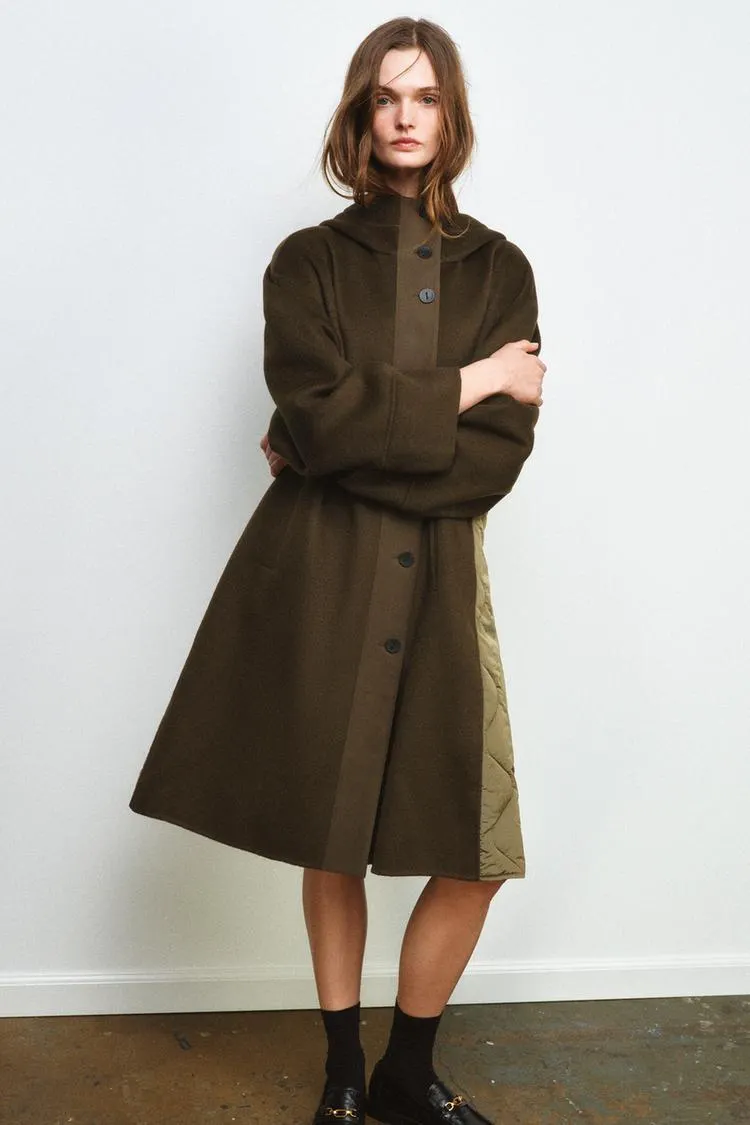 PARKA COMBINATA MISTO LANA ZW COLLECTION LIMITED EDITION