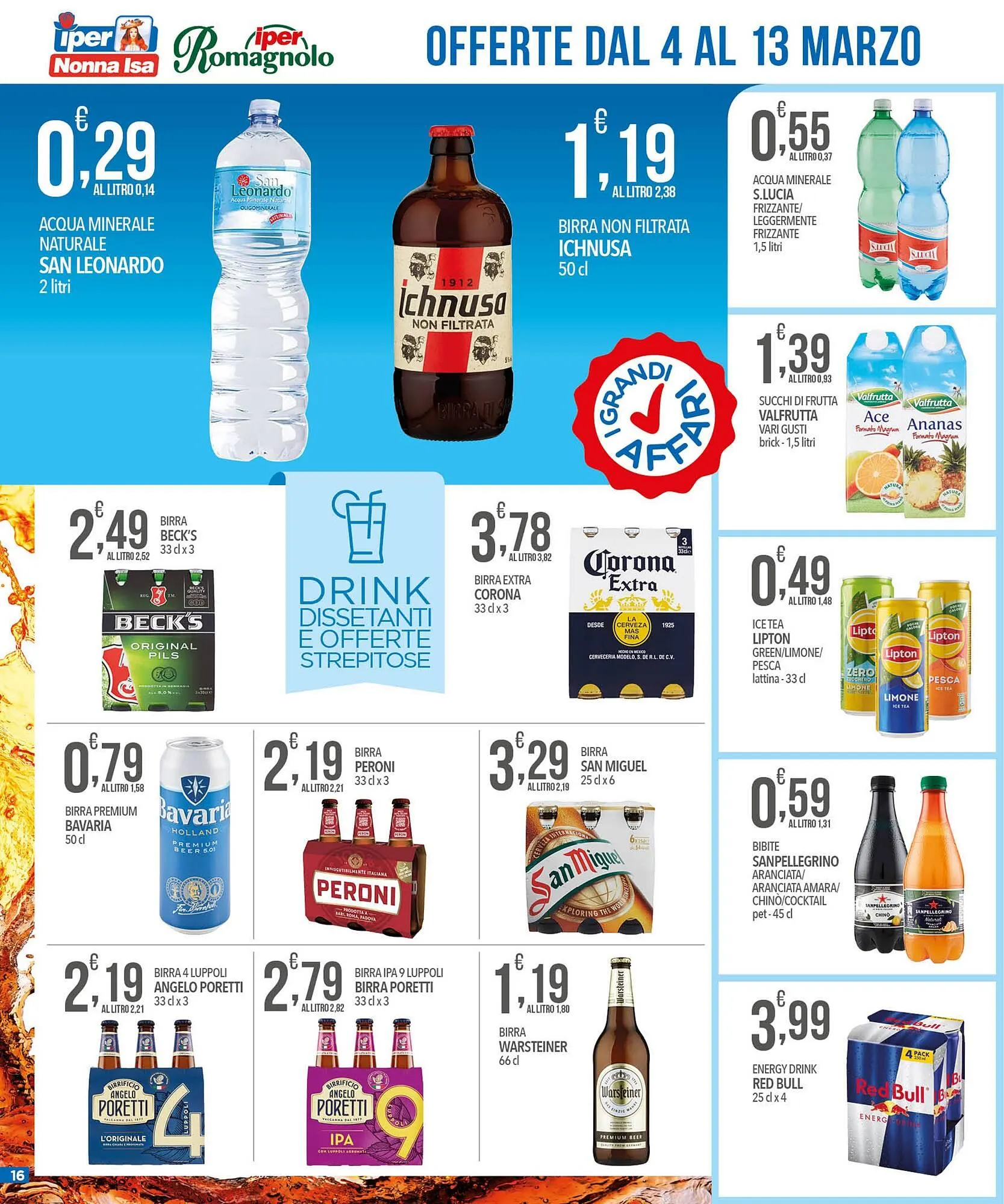 Volantino Iper Romagnolo da 4 marzo a 13 marzo di 2025 - Pagina del volantino 16