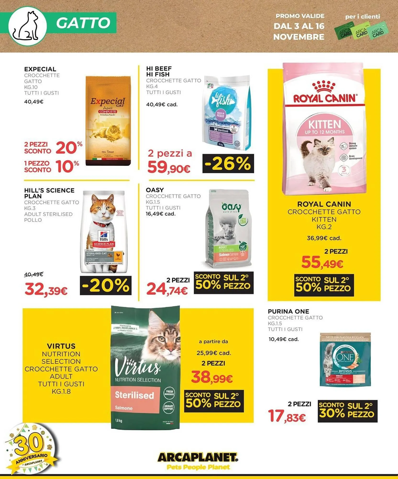 Volantino Arcaplanet da 10 novembre a 16 novembre di 2025 - Pagina del volantino 4