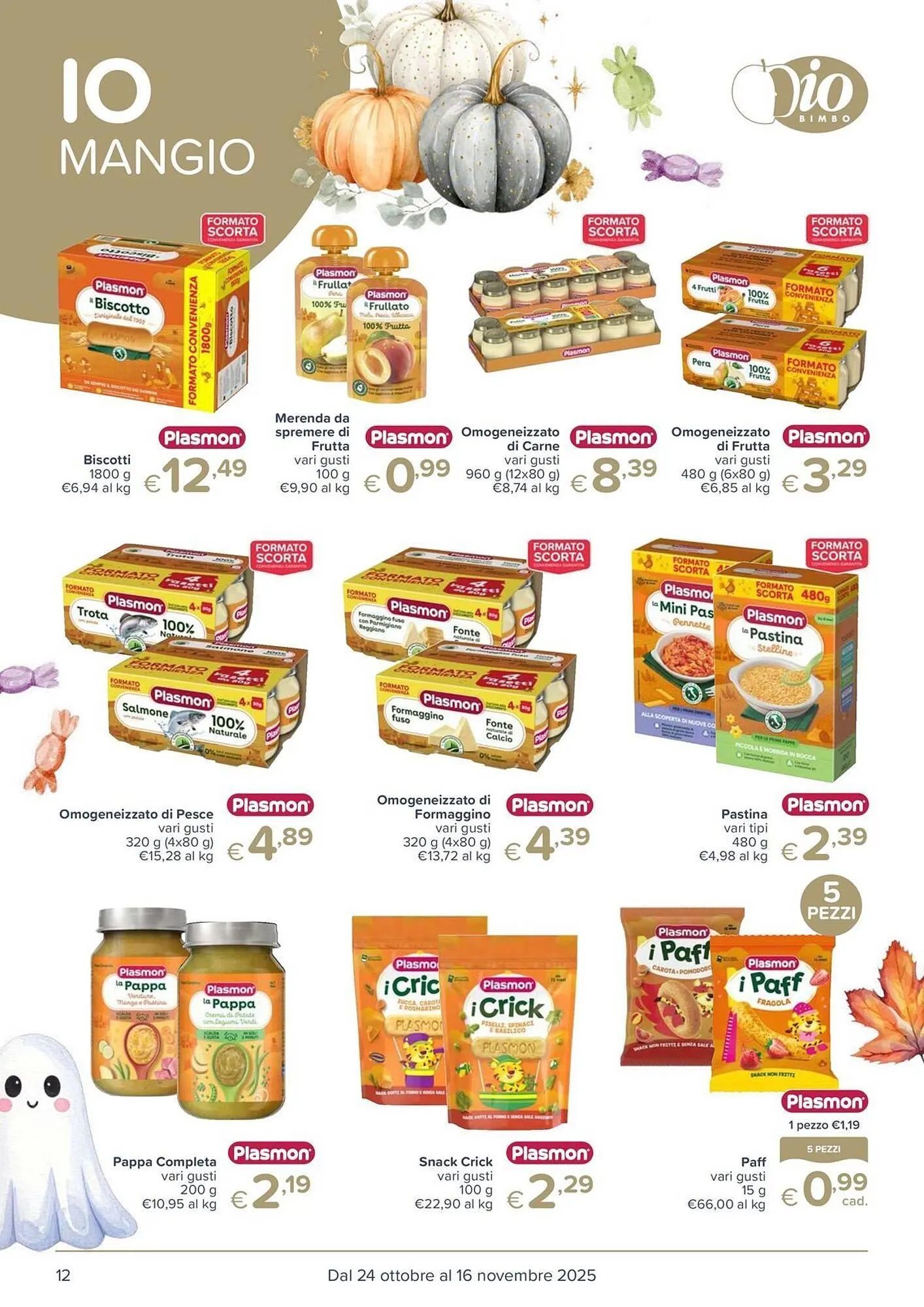 Volantino Io Bimbo da 24 ottobre a 16 novembre di 2025 - Pagina del volantino 12