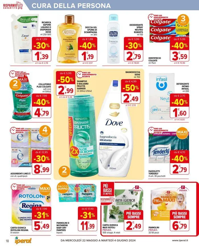Sconti fino al 50% da 22 maggio a 4 giugno di 2024 - Pagina del volantino 18
