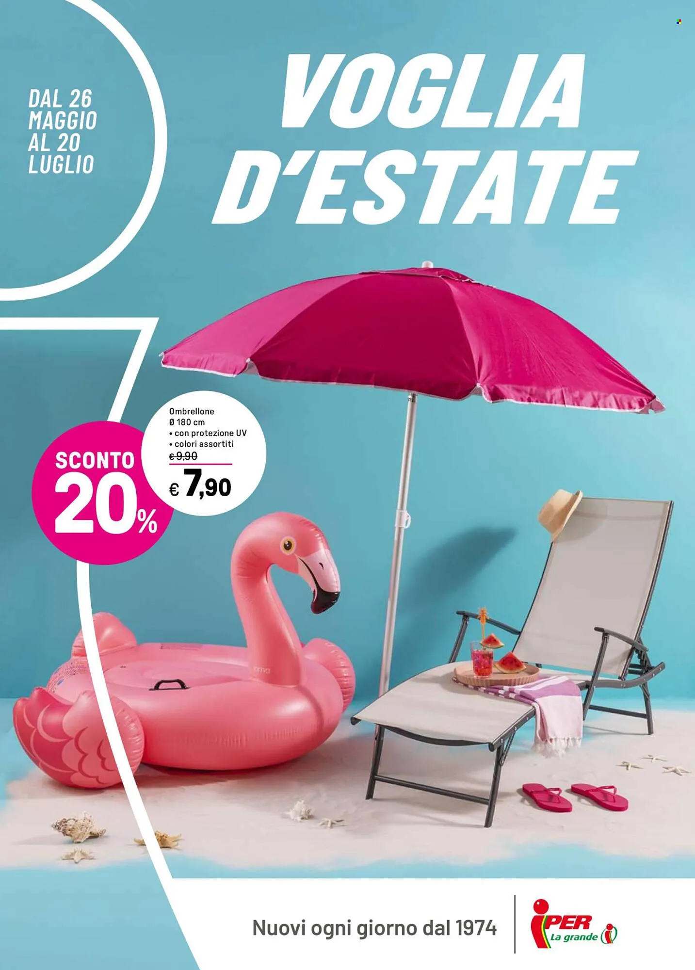 Volantino Iper La Grande da 26 maggio a 20 luglio di 2025 - Pagina del volantino 1