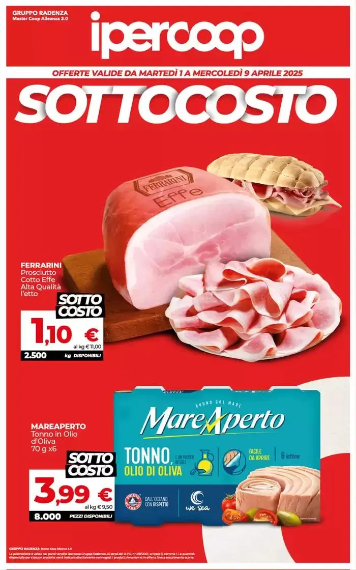 Sottocosto da 1 aprile a 9 aprile di 2025 - Pagina del volantino 2