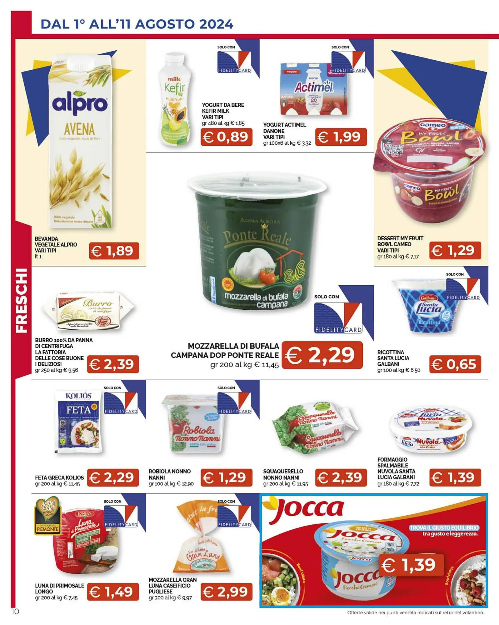 Volantino Mercatò Extra da 1 agosto a 11 agosto di 2024 - Pagina del volantino 10