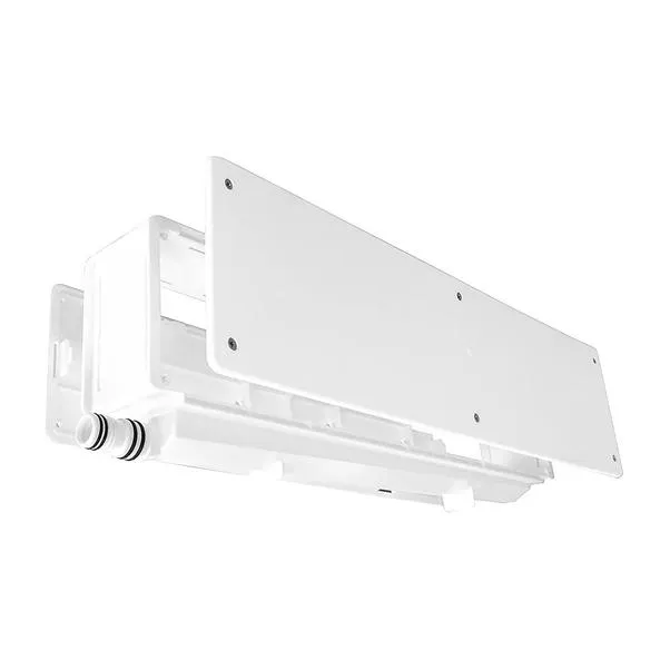 Scatola predisposizione climatizzazione con scarico condensa a 1 uscita 485x125x60 mm