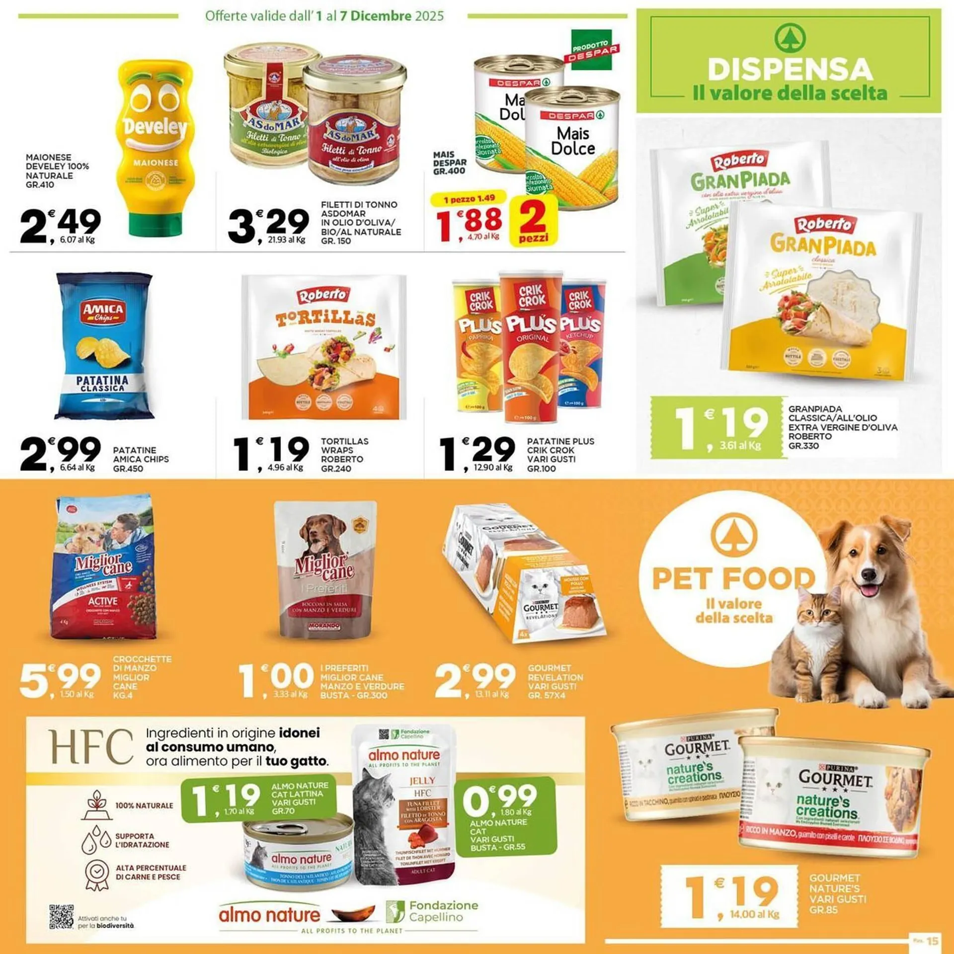 Volantino Despar da 1 dicembre a 7 dicembre di 2025 - Pagina del volantino 15