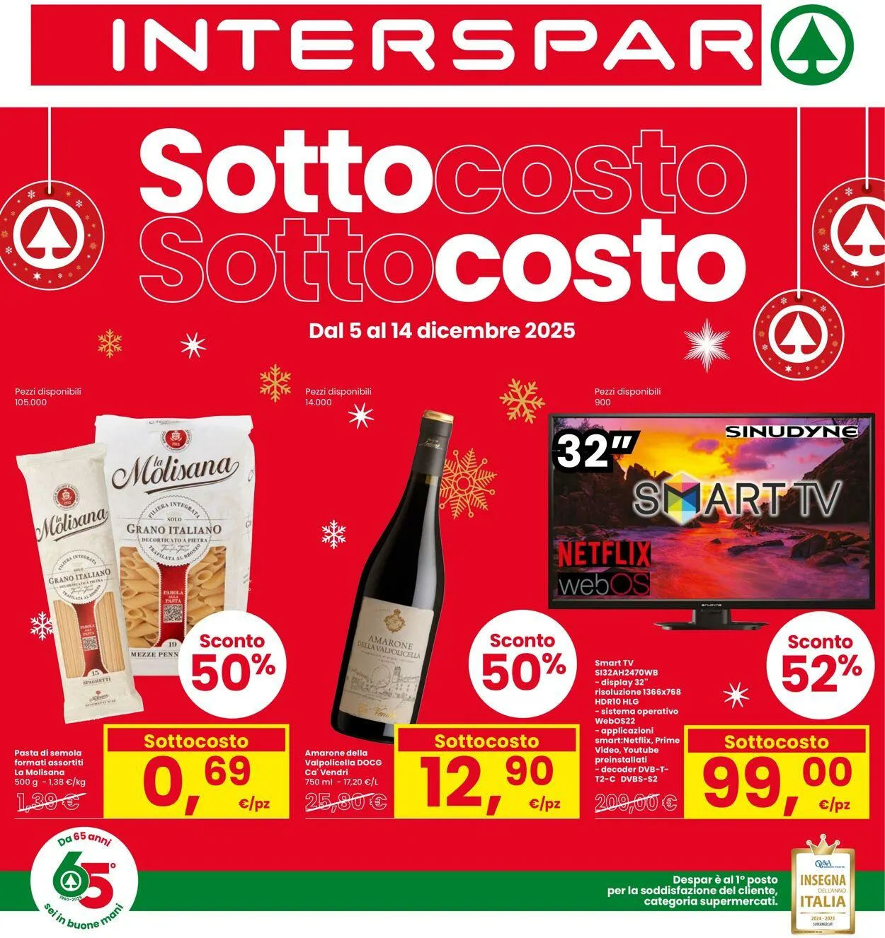 Interspar Volantino attuale da 5 dicembre a 14 dicembre di 2025 - Pagina del volantino 1