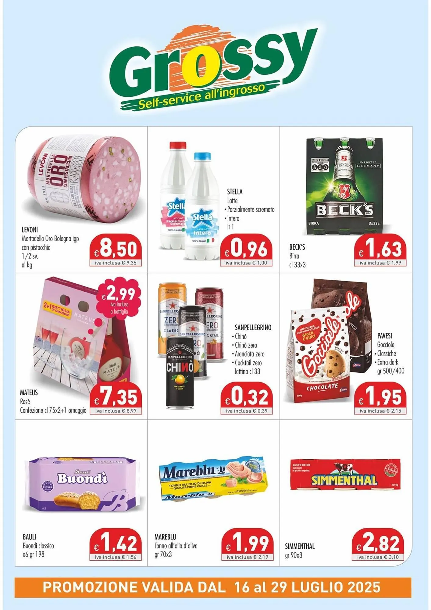 Volantino Cash & Carry Grossy da 16 luglio a 29 luglio di 2025 - Pagina del volantino 1