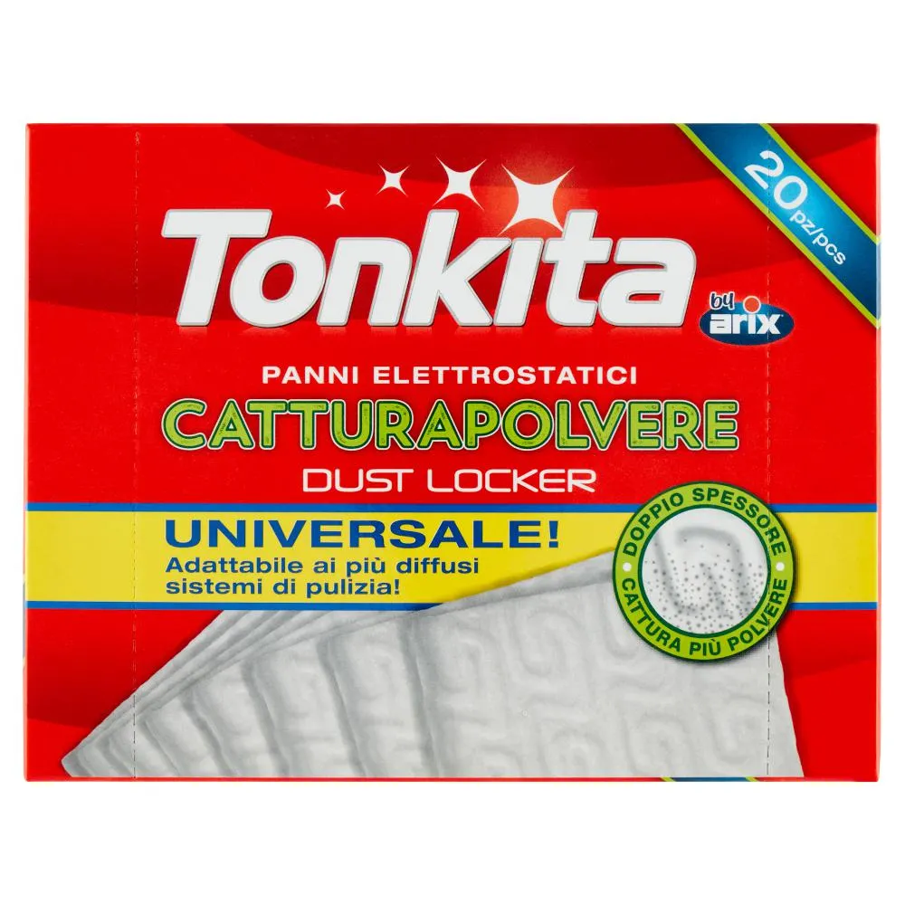 Tonkita Panni Elettrostatici Catturapolvere 20 pz