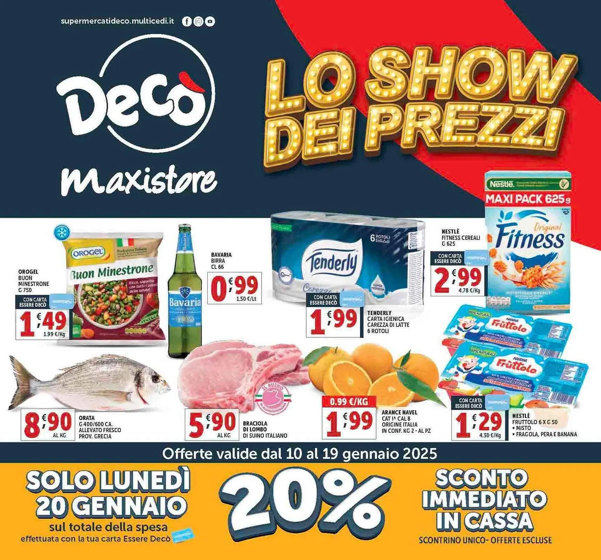 Volantino Deco Maxistore da 10 gennaio a 20 gennaio di 2025 - Pagina del volantino 1