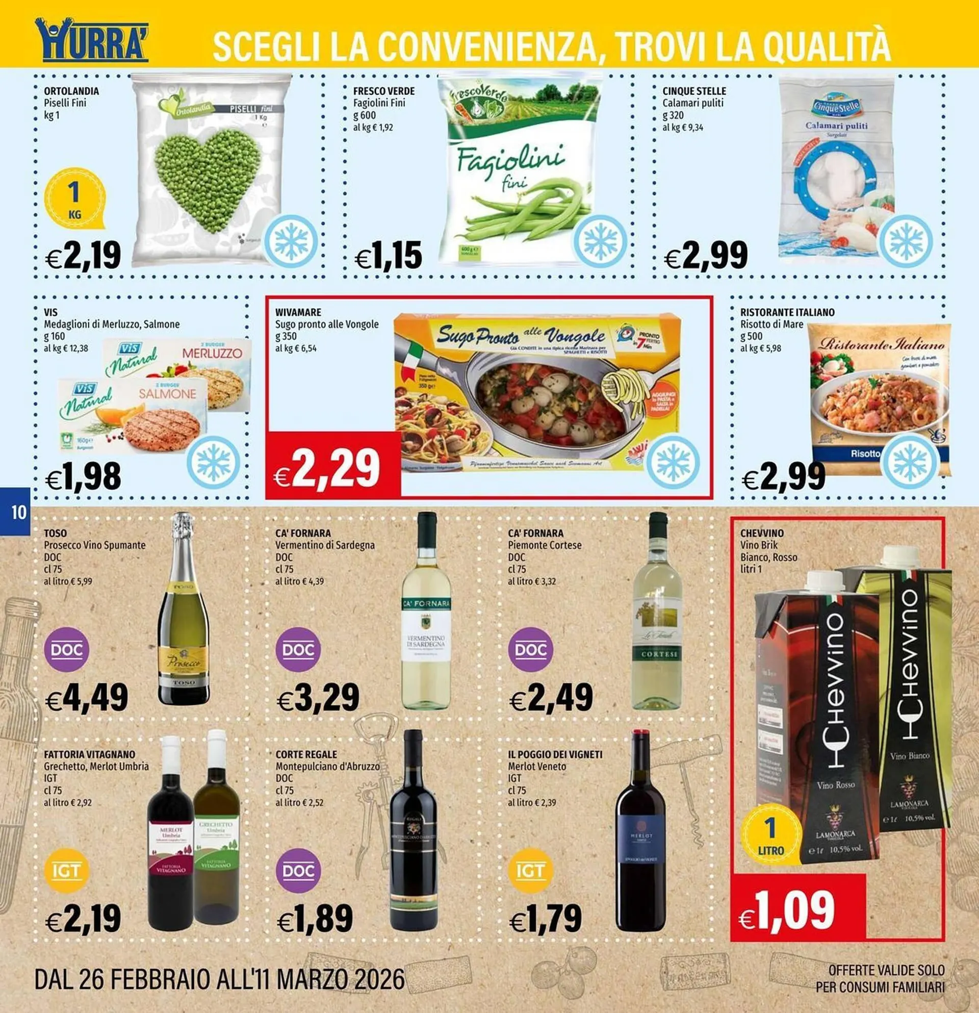 Volantino Hurrà da 26 febbraio a 11 marzo di 2026 - Pagina del volantino 10