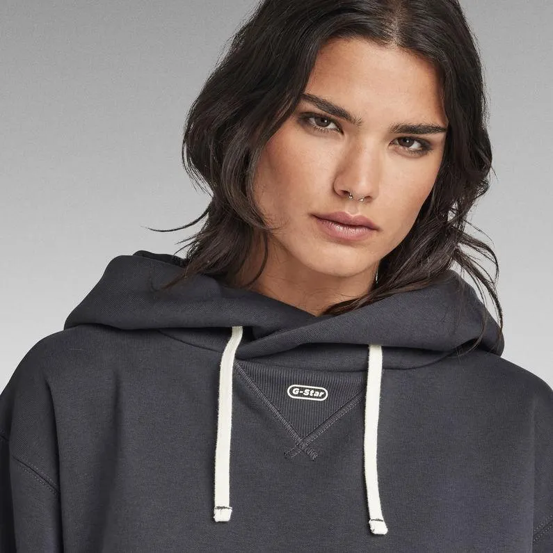 Hooded Sweat Dress Loose