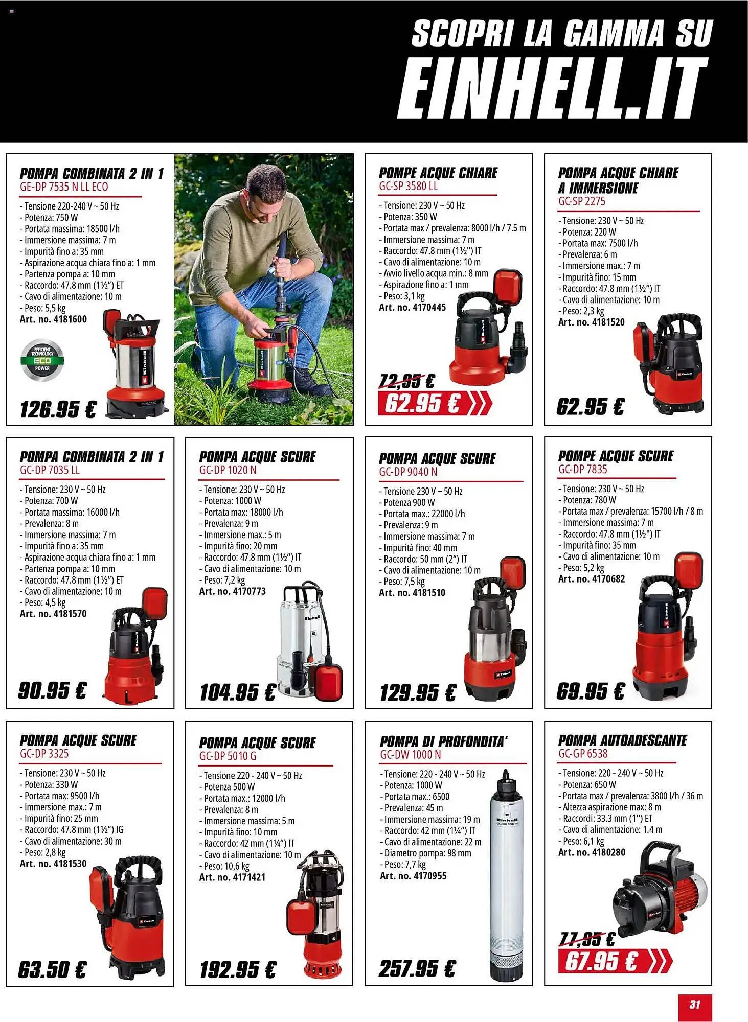 Volantino Einhell da 2 febbraio a 31 maggio di 2026 - Pagina del volantino 31