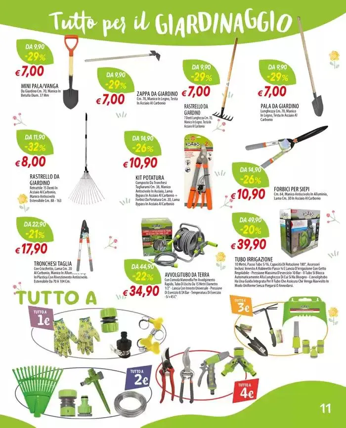Tutto il giardinaggio da 17 marzo a 6 aprile di 2025 - Pagina del volantino 11