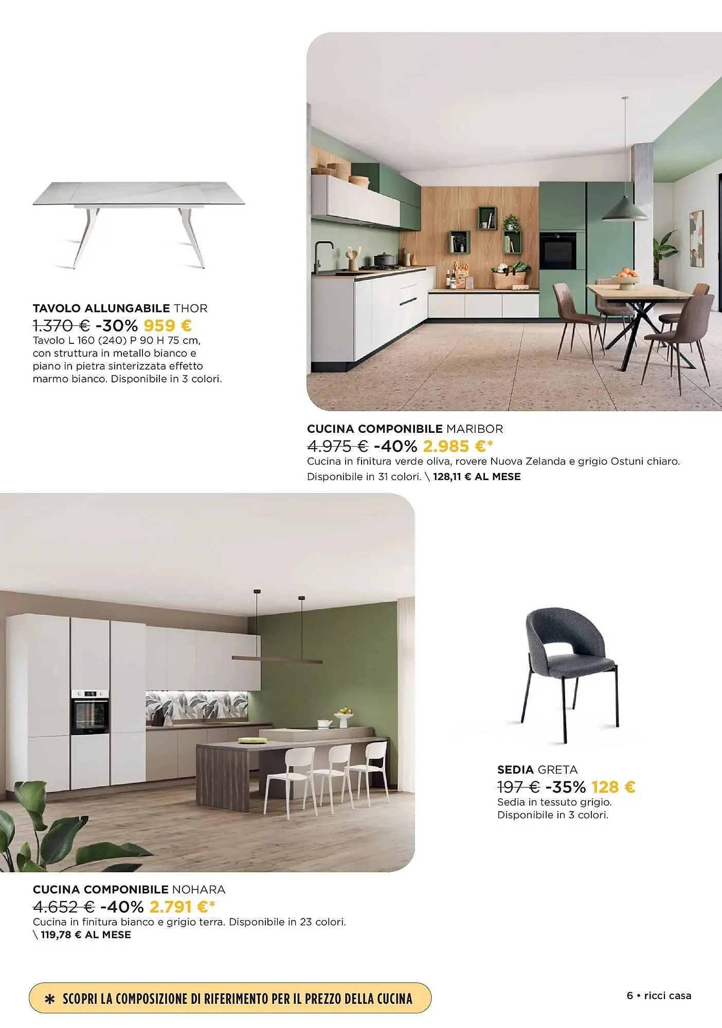 Volantino Ricci Casa da 15 febbraio a 1 marzo di 2026 - Pagina del volantino 6