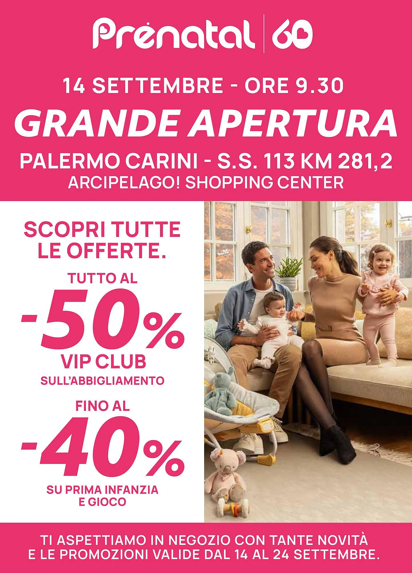 Volantino Prenatal da 14 settembre a 24 settembre di 2023 - Pagina del volantino 1