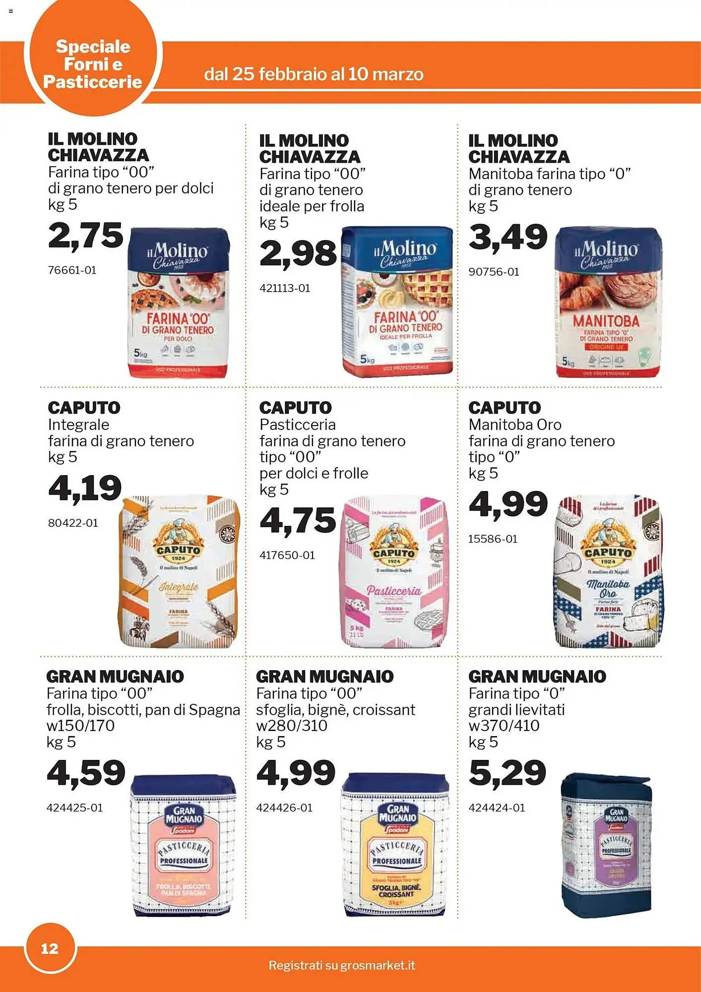 Volantino GrosMarket da 25 febbraio a 10 marzo di 2026 - Pagina del volantino 12