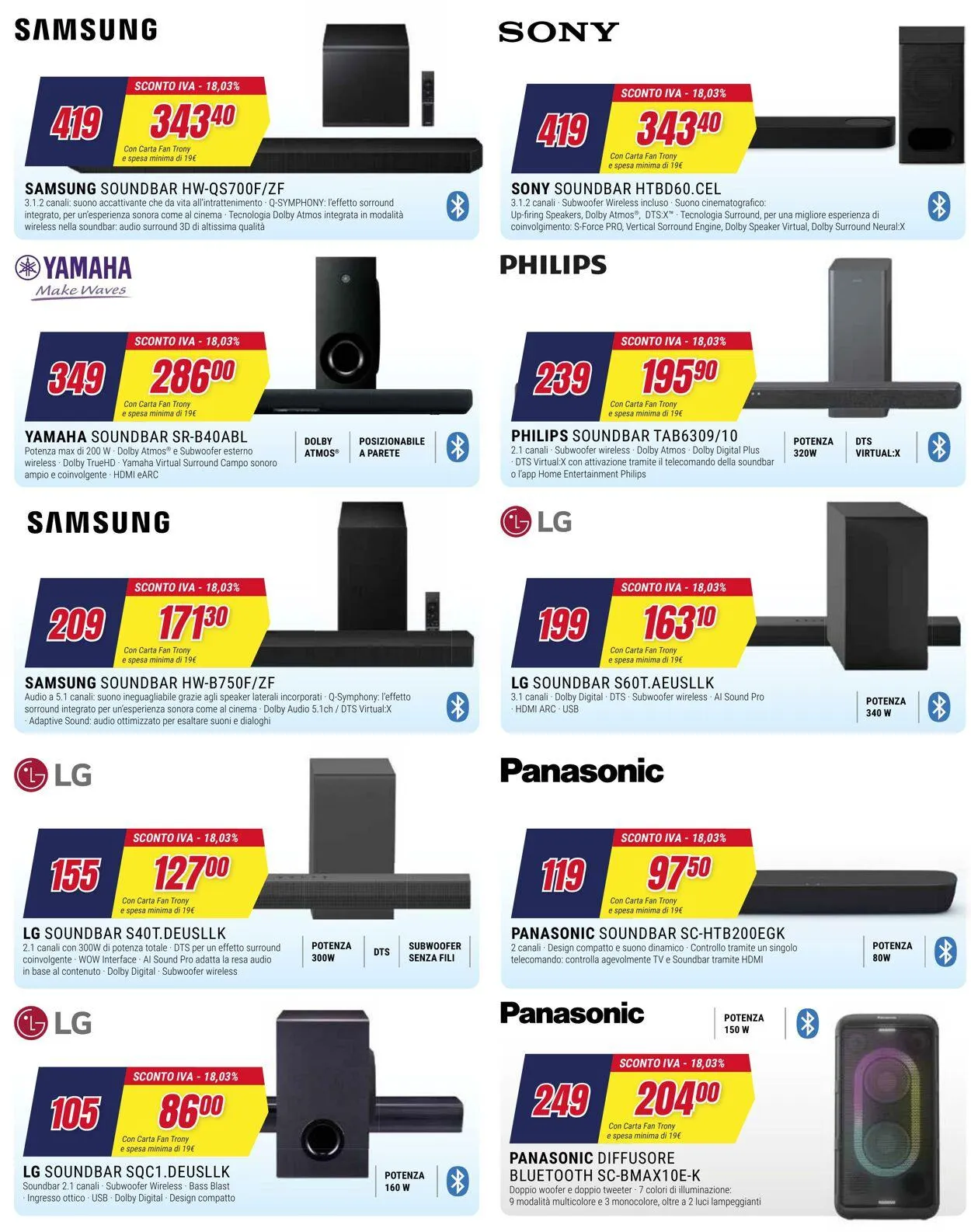 Trony - Milano Volantino attuale da 2 ottobre a 16 ottobre di 2025 - Pagina del volantino 7