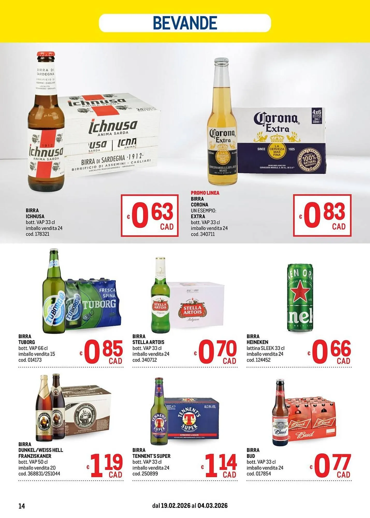 Volantino Metro da 19 febbraio a 4 marzo di 2026 - Pagina del volantino 14