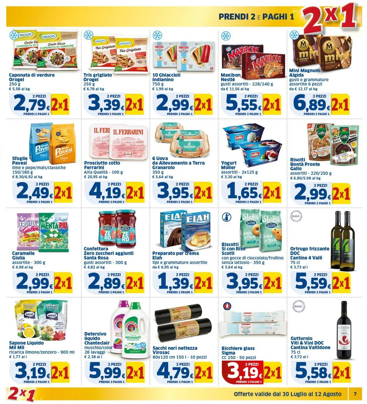 Sigma - Bologna Volantino attuale da 30 luglio a 12 agosto di 2025 - Pagina del volantino 7