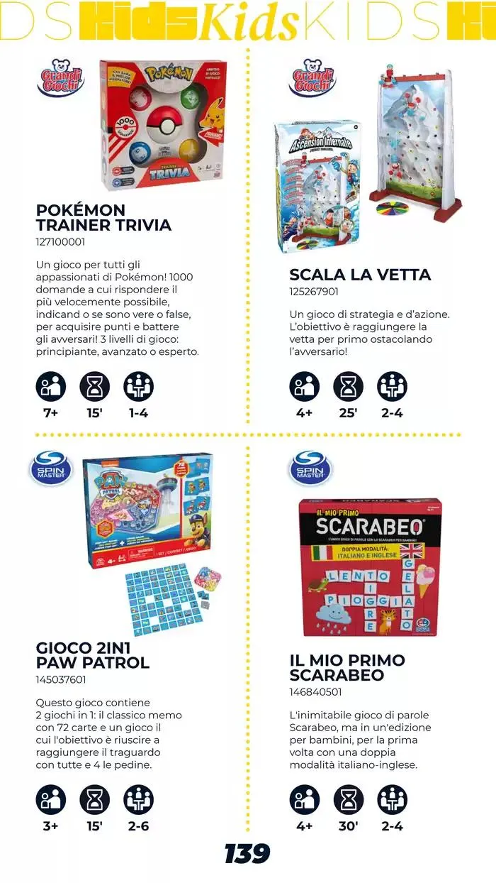Catalogo Giochi di Società da 1 marzo a 15 marzo di 2025 - Pagina del volantino 139