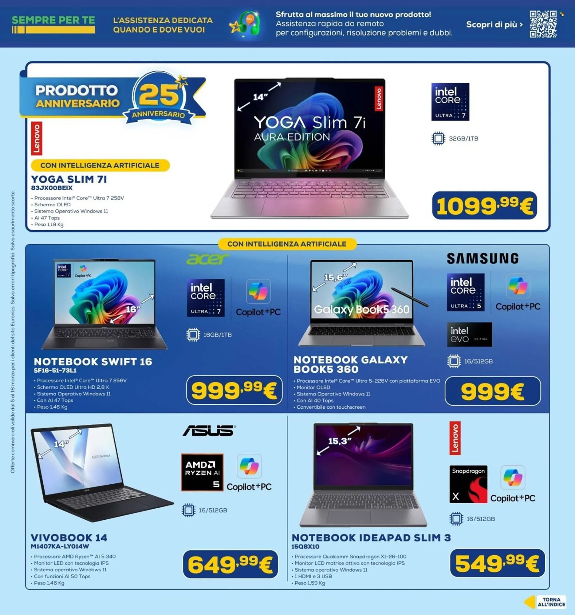 Volantino Euronics da 5 marzo a 18 marzo di 2026 - Pagina del volantino 22