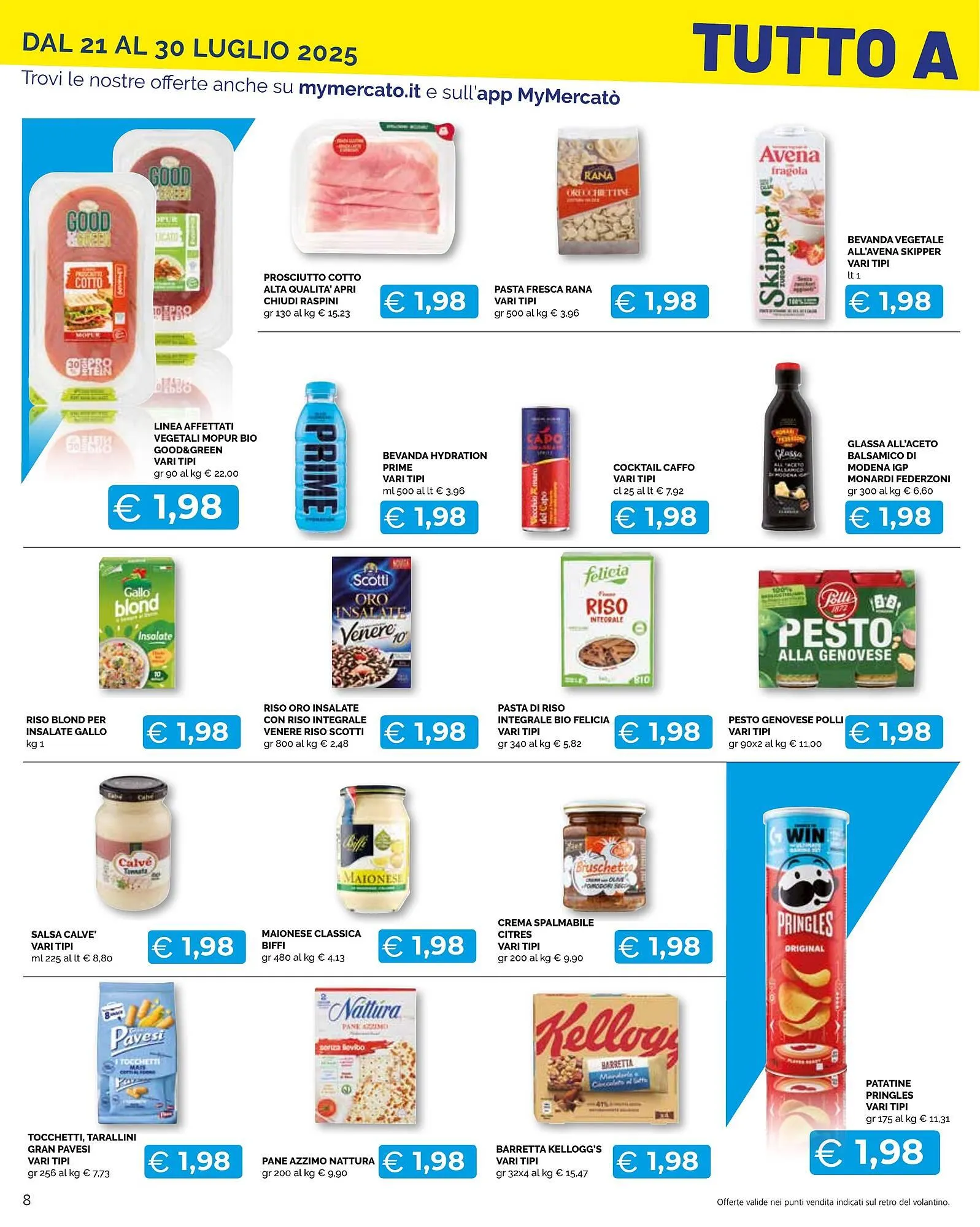 Volantino Mercatò Big da 21 luglio a 30 luglio di 2025 - Pagina del volantino 8