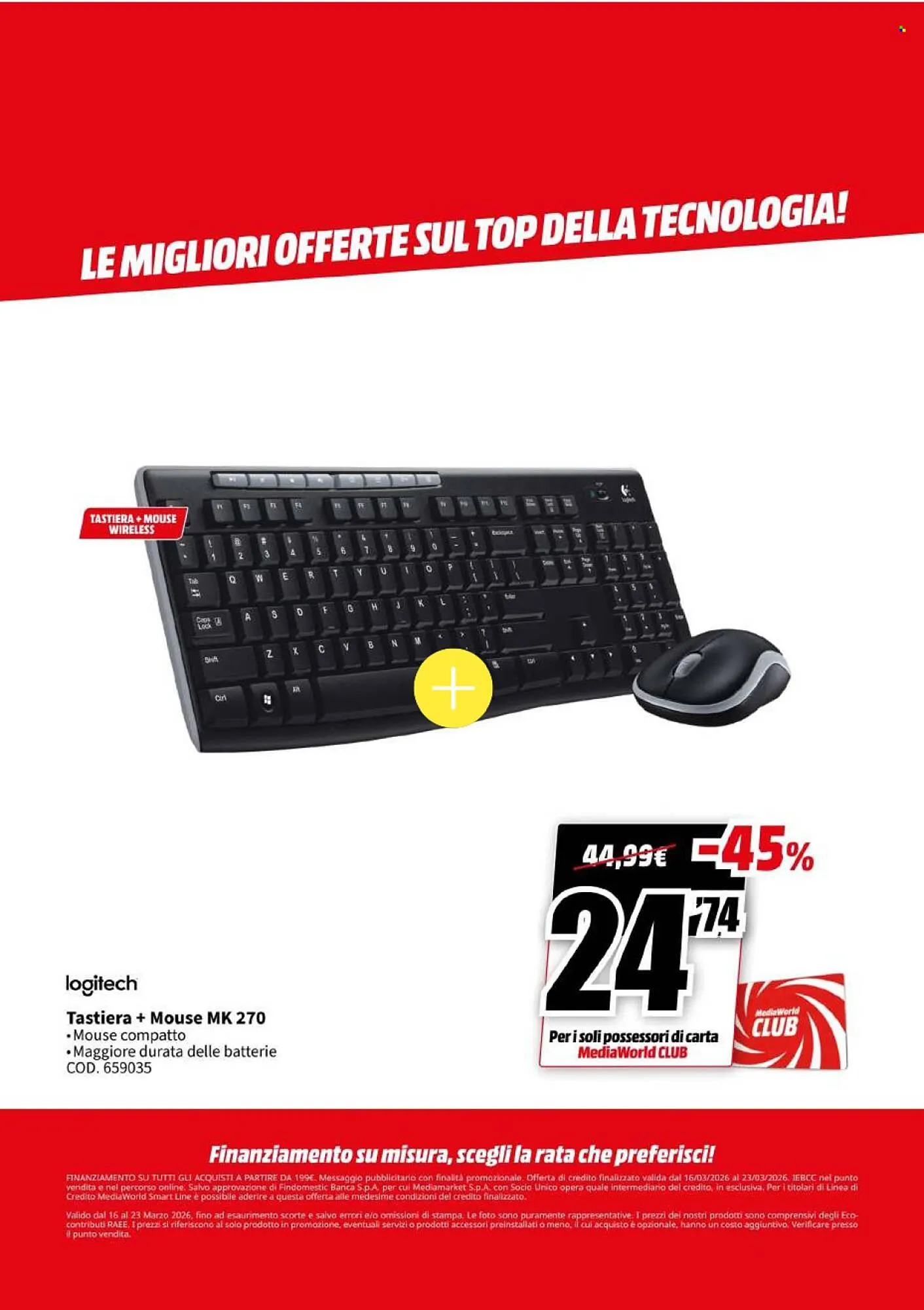 Volantino MediaWorld da 16 marzo a 23 marzo di 2026 - Pagina del volantino 26