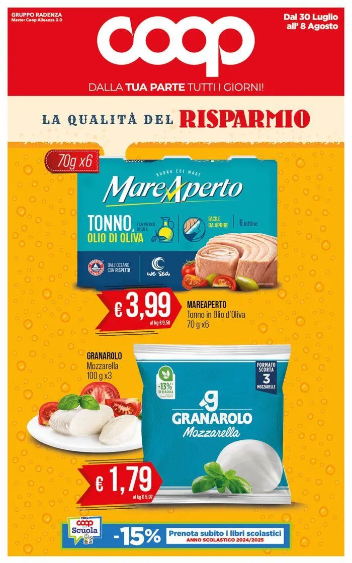 Offerte Coop Radenza! da 30 luglio a 8 agosto di 2024 - Pagina del volantino 2