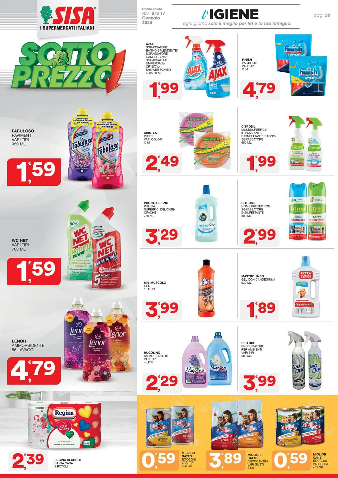 Volantino Sisa da 8 gennaio a 17 gennaio di 2024 - Pagina del volantino 20