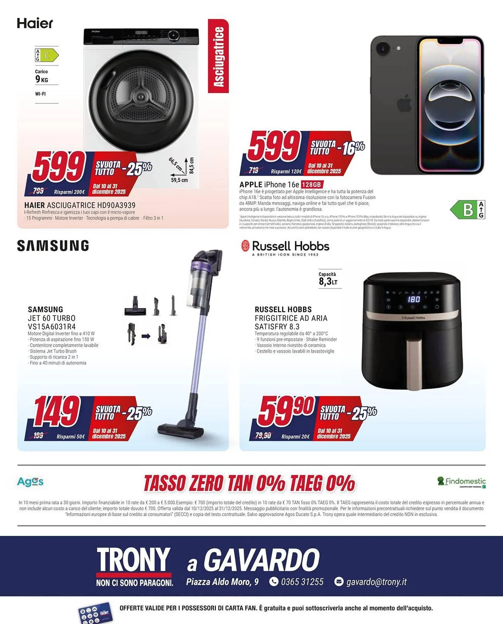 Volantino Trony da 10 dicembre a 31 dicembre di 2025 - Pagina del volantino 8