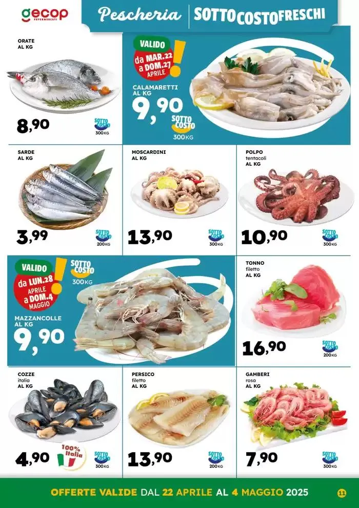 Sottocosto Freschi da 22 aprile a 4 maggio di 2025 - Pagina del volantino 11
