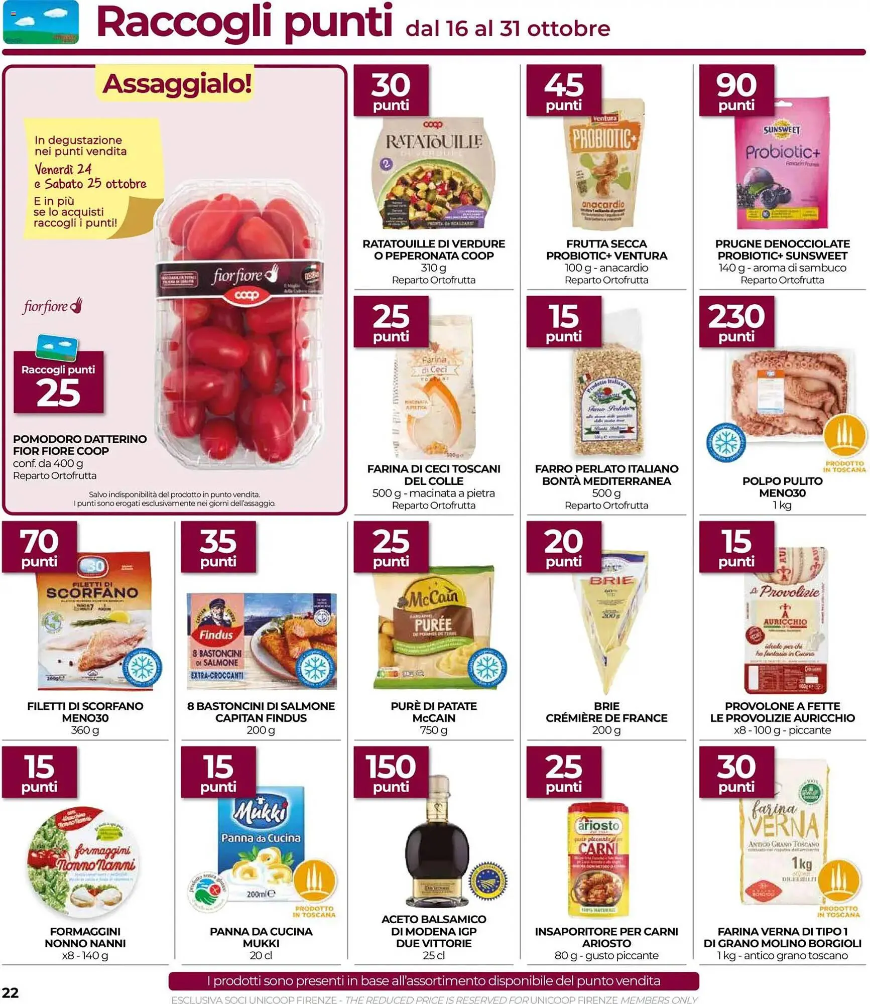 Volantino Unicoop da 23 ottobre a 5 novembre di 2025 - Pagina del volantino 22