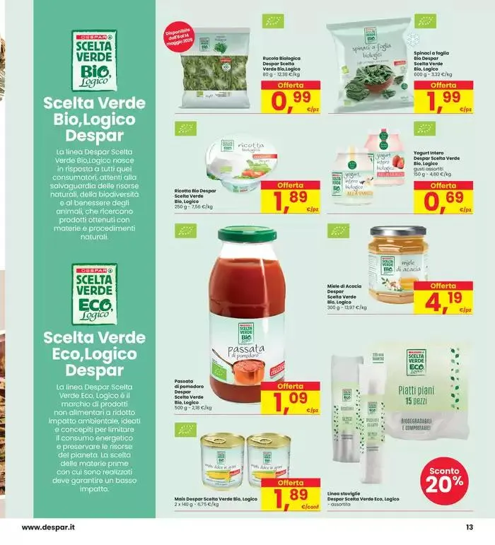 Corrono gli sconti fino al 50% da 8 maggio a 21 maggio di 2025 - Pagina del volantino 13
