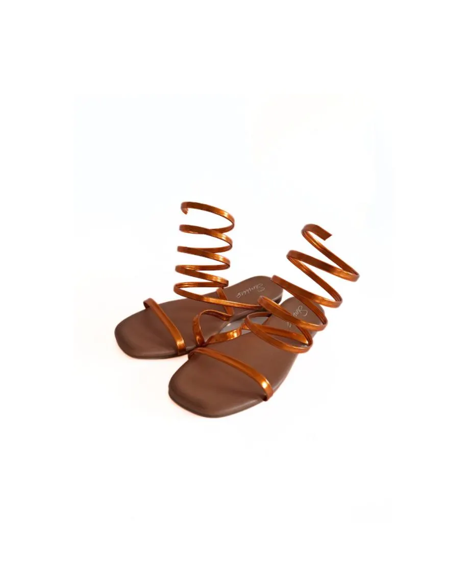 Sandali schiava a molla