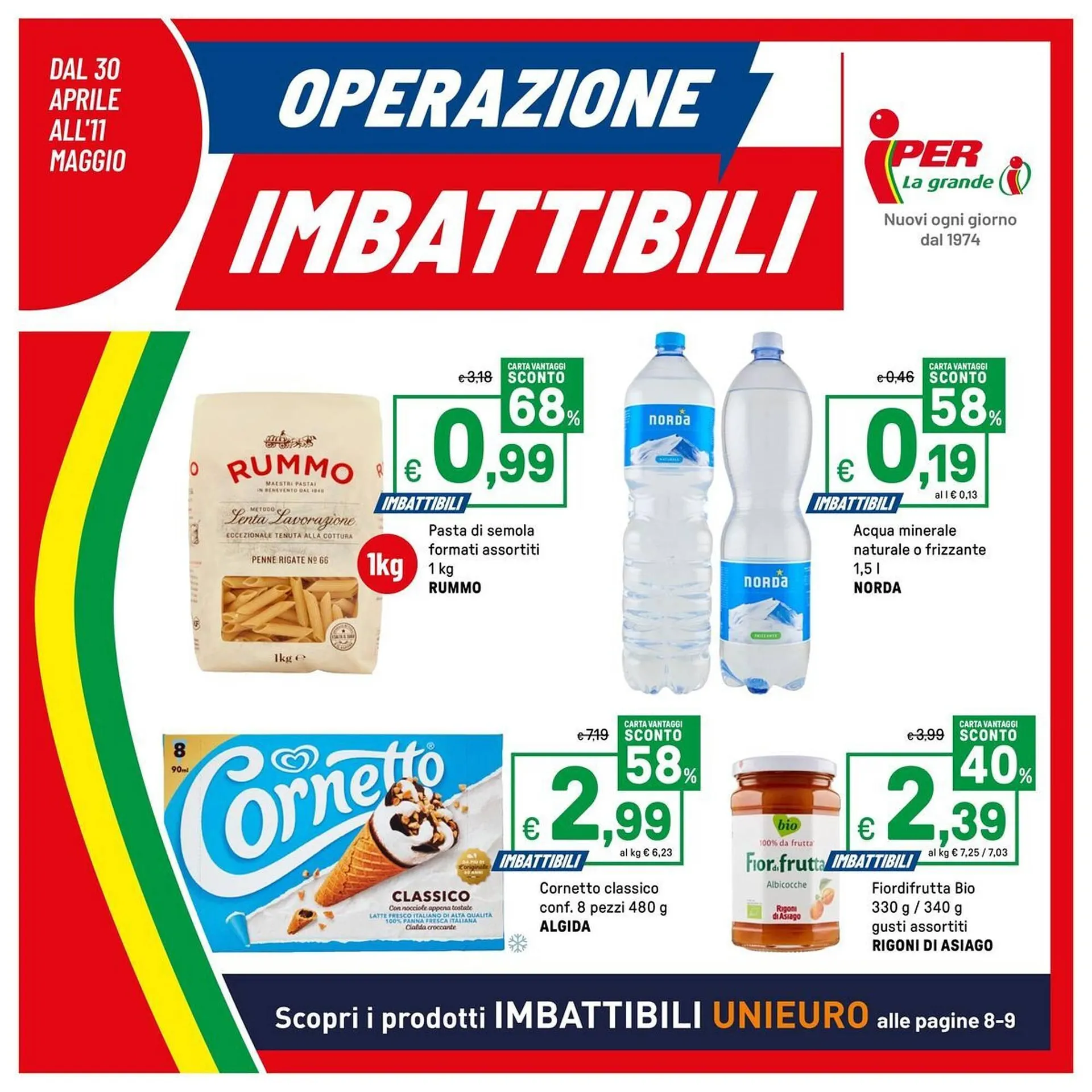 Volantino Iper La Grande da 30 aprile a 11 maggio di 2025 - Pagina del volantino 1