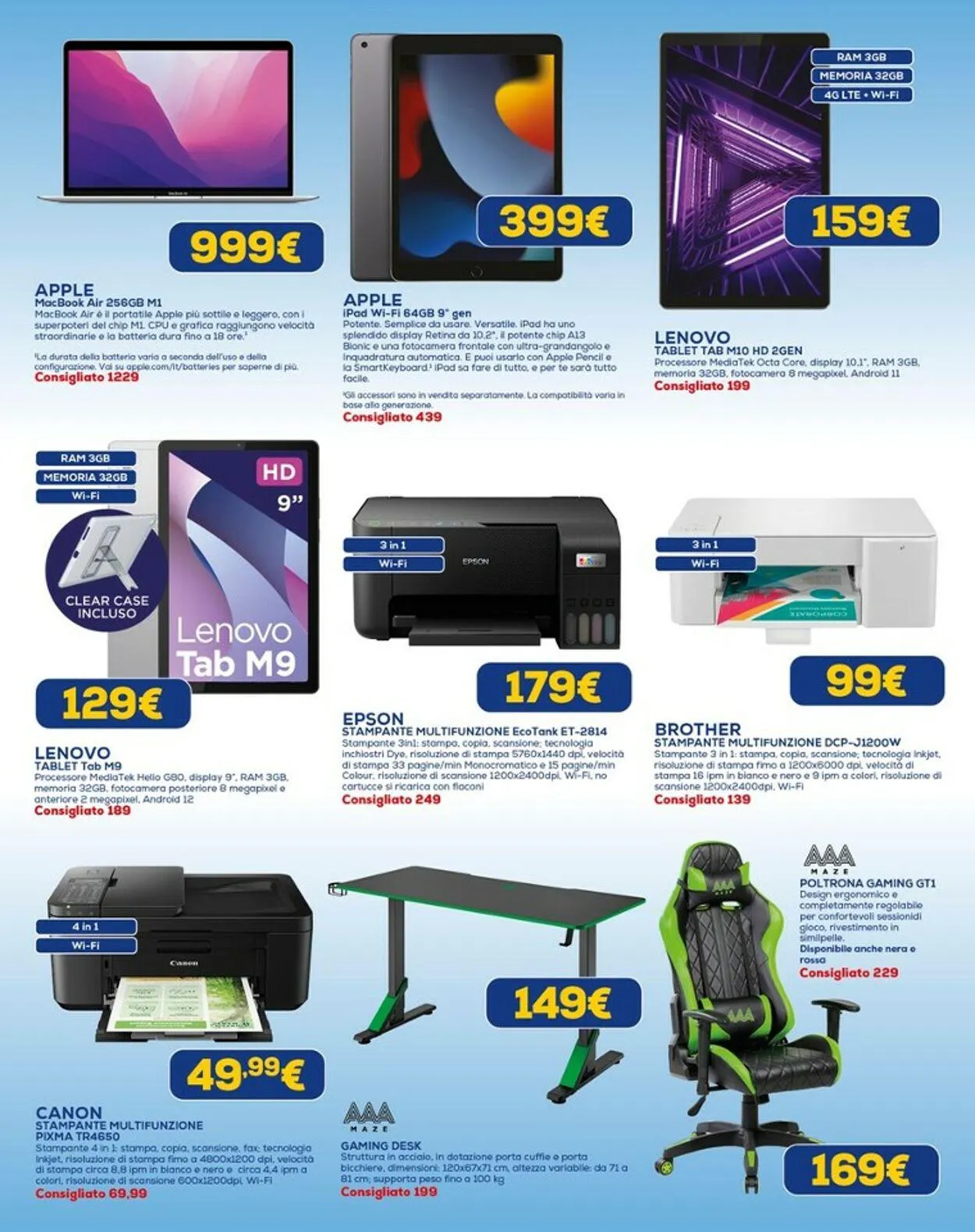 Euronics - Corso Umberto, 95, 07012, Bonorva (SS) Volantino attuale da 2 gennaio a 17 gennaio di 2024 - Pagina del volantino 13