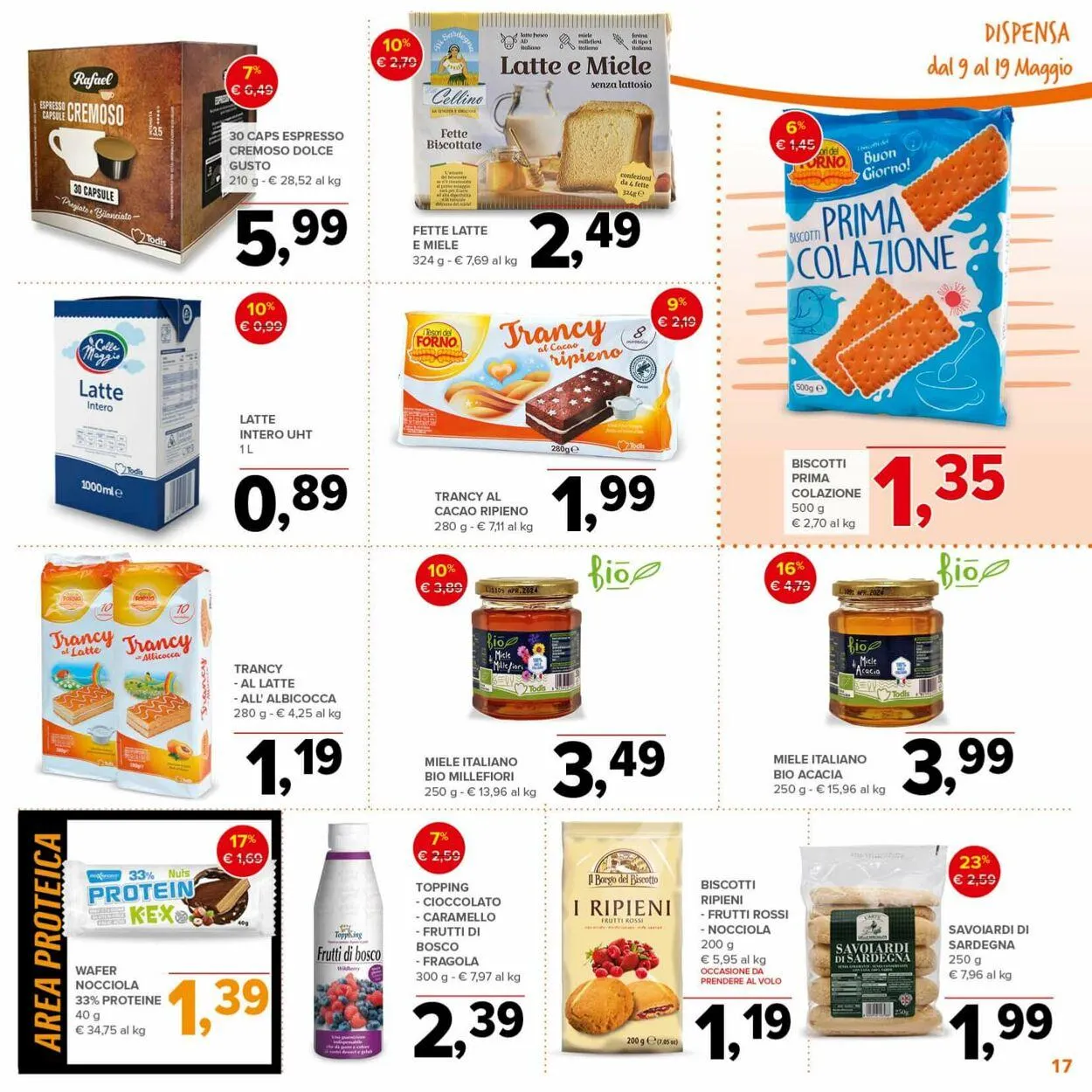 Todis Volantino attuale da 15 maggio a 29 maggio di 2024 - Pagina del volantino 17