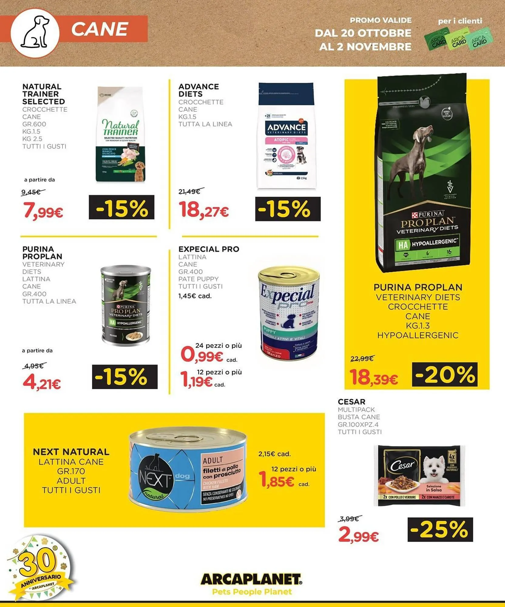 Volantino Arcaplanet da 20 ottobre a 2 novembre di 2025 - Pagina del volantino 14