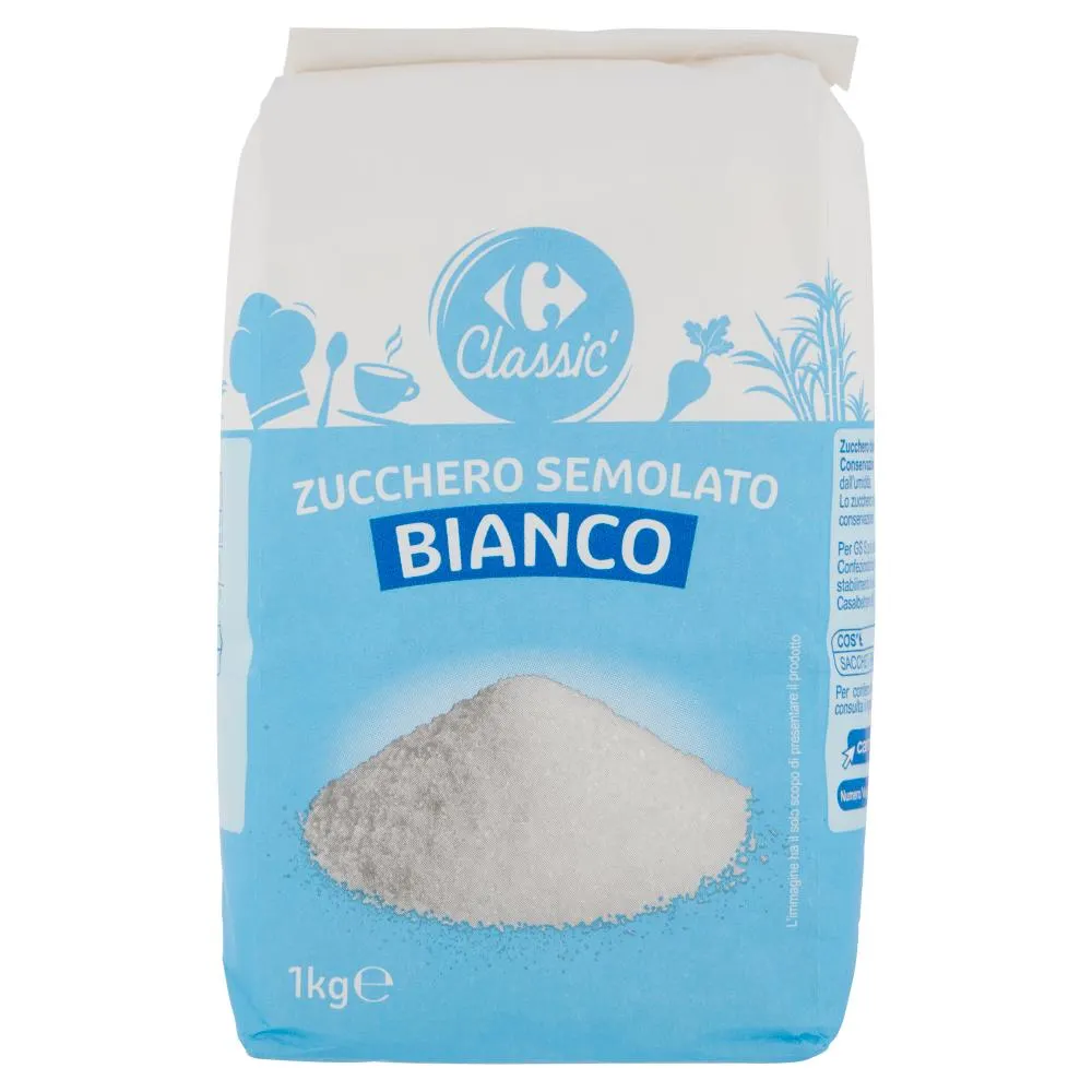 Carrefour Classic Zucchero Semolato Bianco 1 Kg