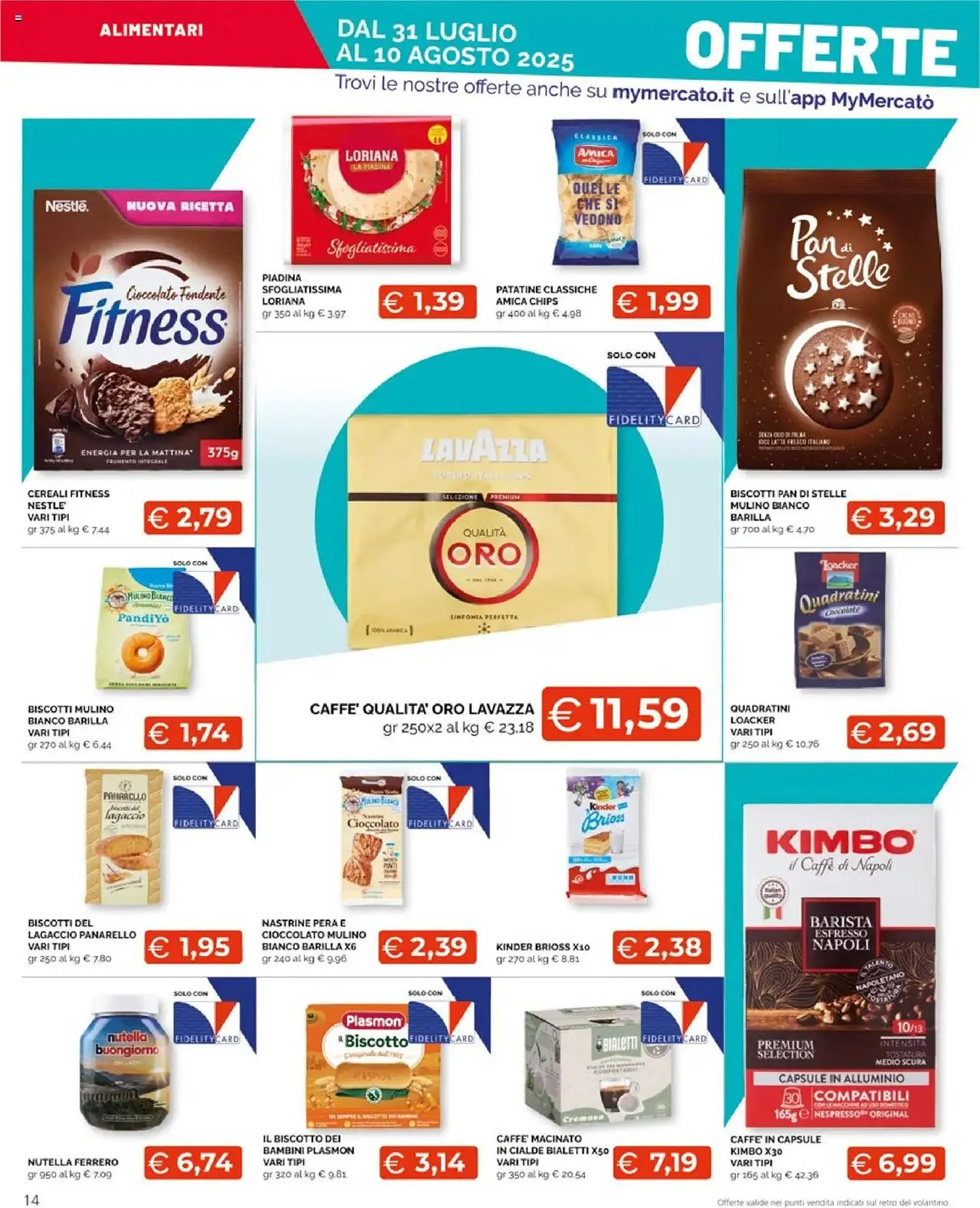 Volantino Mercatò Extra da 31 luglio a 10 agosto di 2025 - Pagina del volantino 14