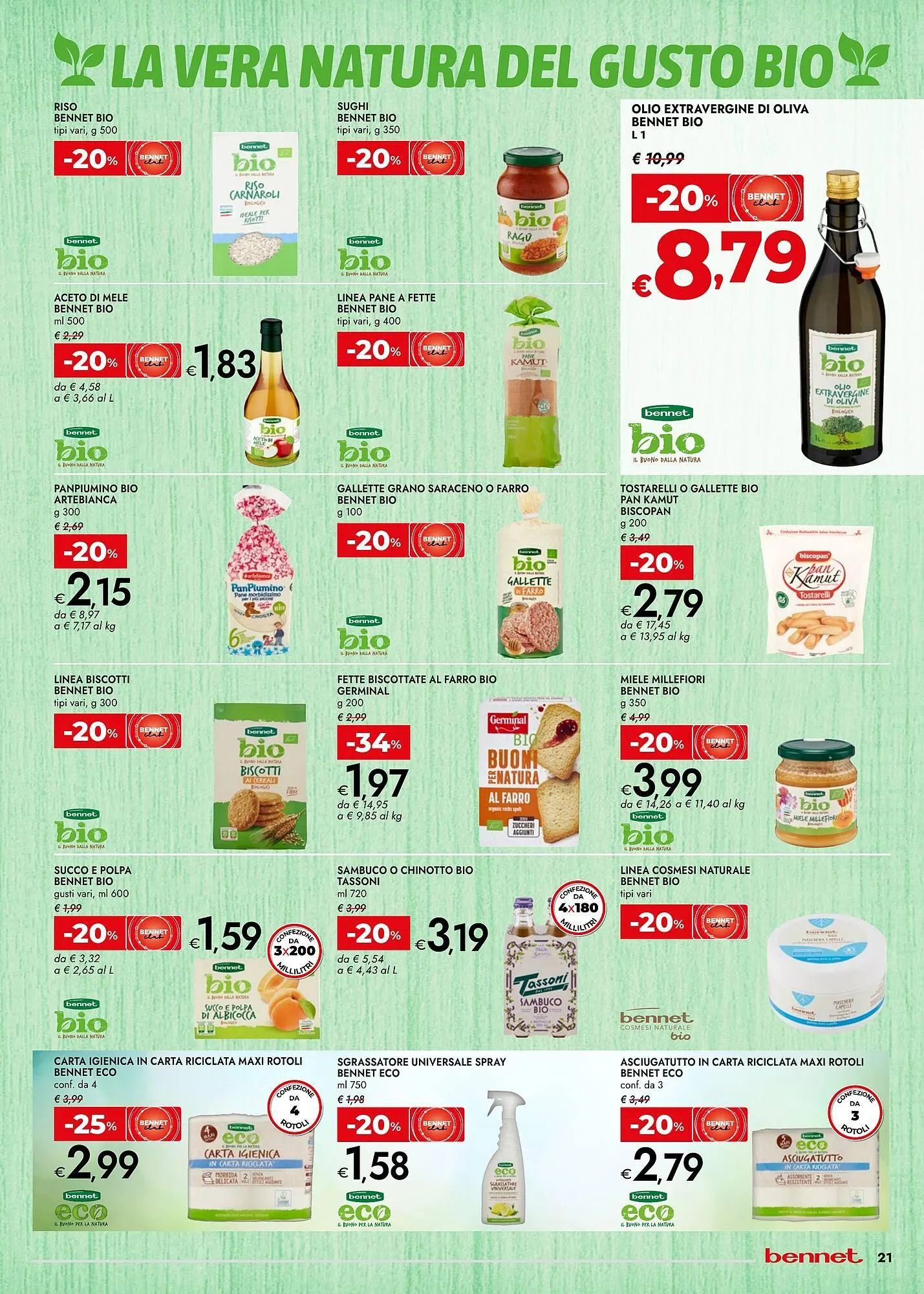 Volantino Bennet da 31 luglio a 13 agosto di 2025 - Pagina del volantino 21