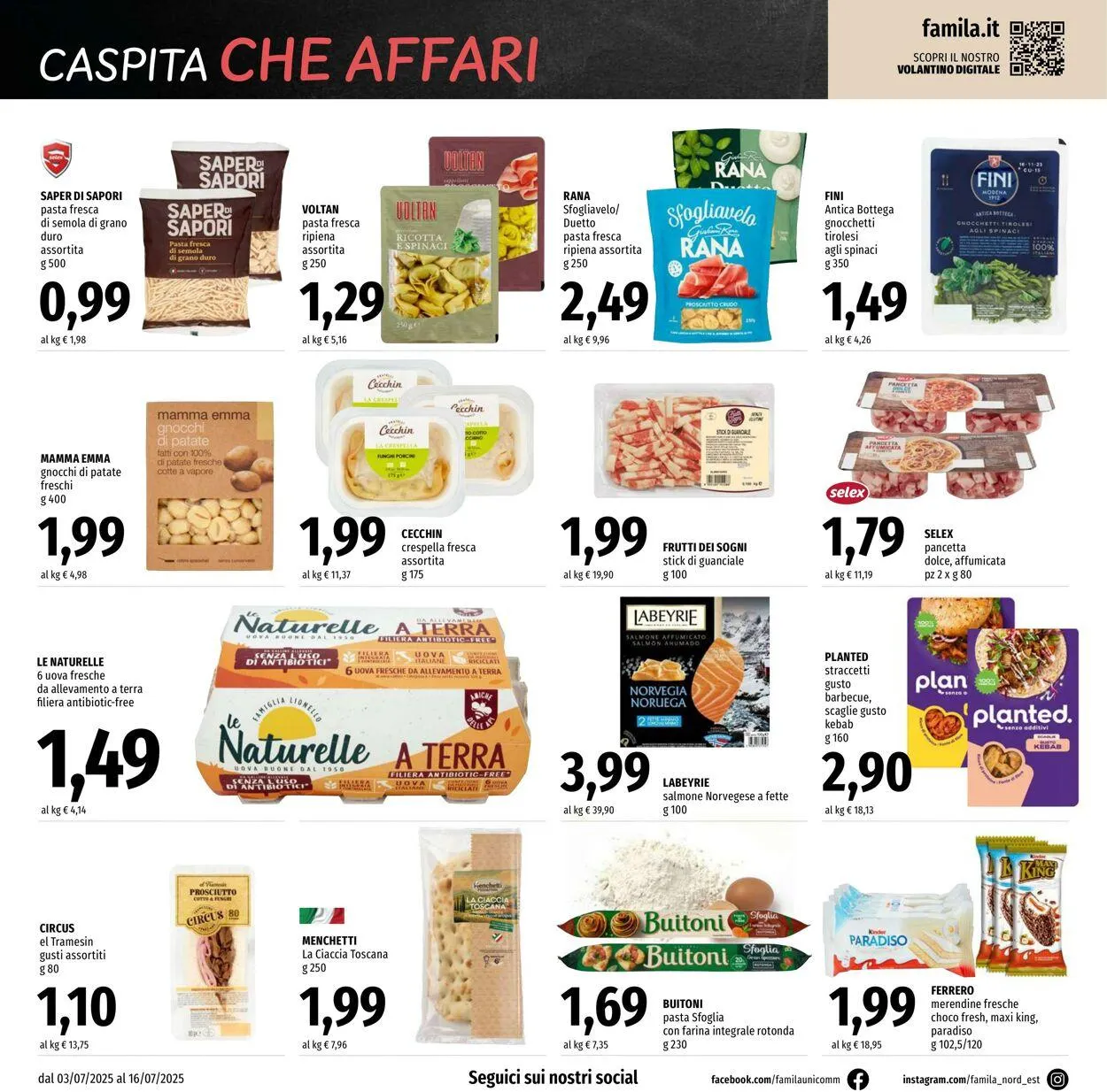 Famila Volantino attuale da 3 luglio a 16 luglio di 2025 - Pagina del volantino 8