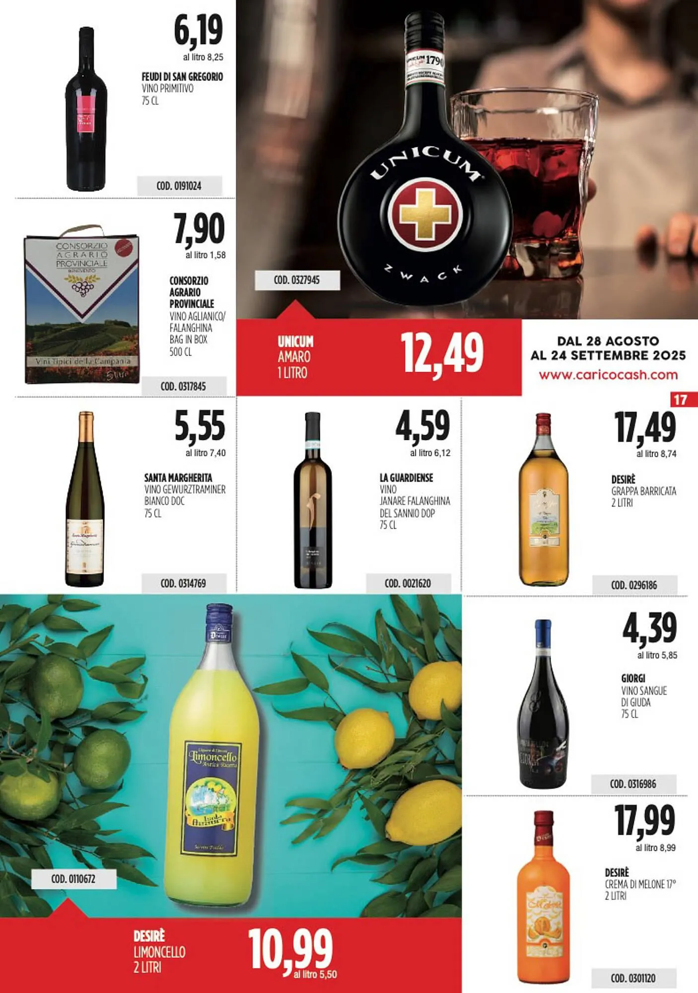Volantino Carico Cash & Carry da 28 agosto a 24 settembre di 2025 - Pagina del volantino 17