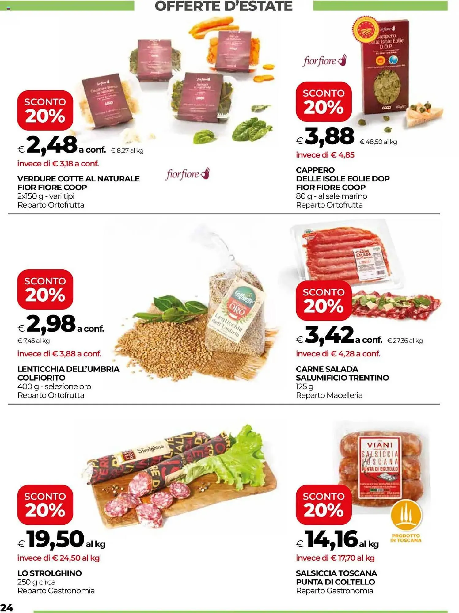 Volantino Unicoop da 17 luglio a 30 luglio di 2025 - Pagina del volantino 24